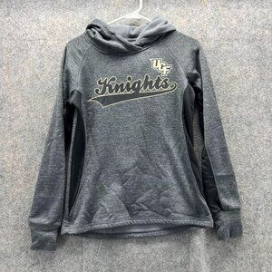 UCF Knights Sweater Women Small Ladies Gray Hoodie Jacket Colosseum Pullover